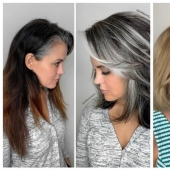 30 women who decided that gray hair suits them