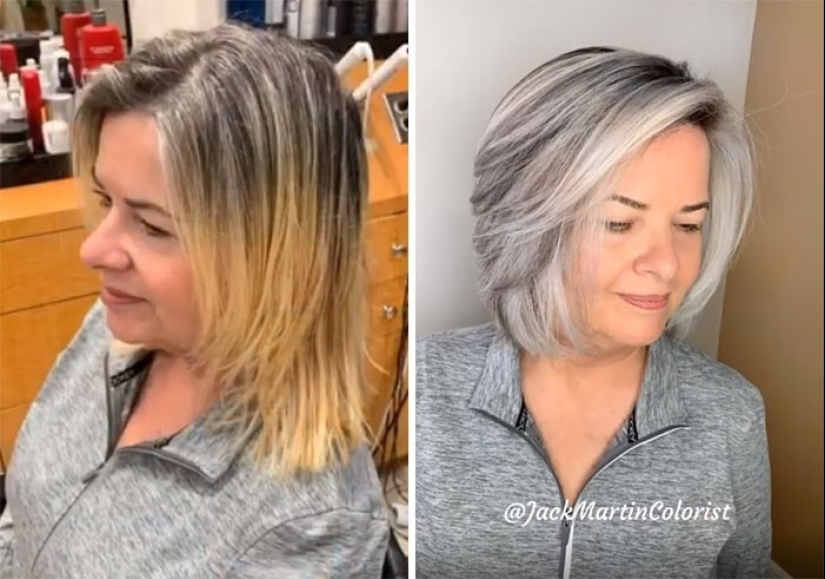 30 women who decided that gray hair suits them