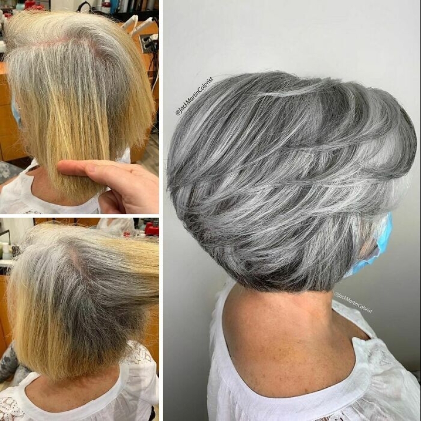 30 women who decided that gray hair suits them