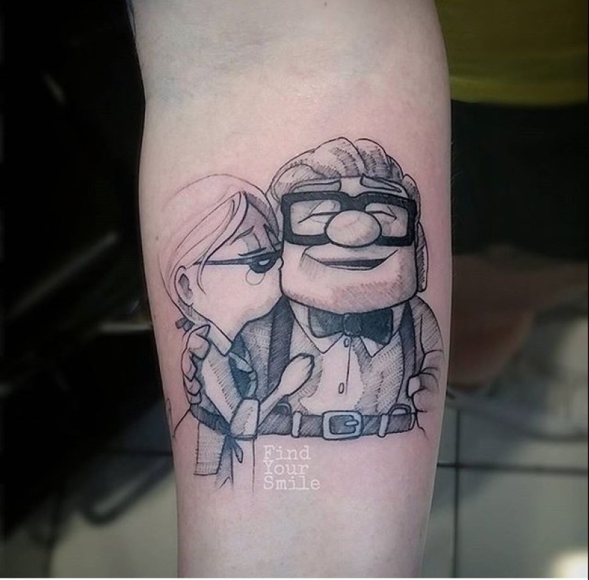 33 tattoos based on your favorite movies and cartoons