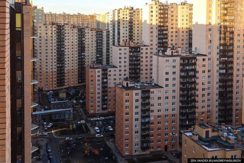 35 entrances, 3708 apartments: what does the giant man-maker look like in St. Petersburg