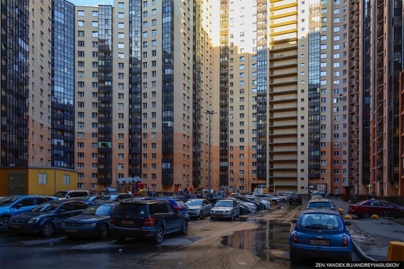 35 entrances, 3708 apartments: what does the giant man-maker look like in St. Petersburg