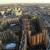 35 entrances, 3708 apartments: what does the giant man-maker look like in St. Petersburg