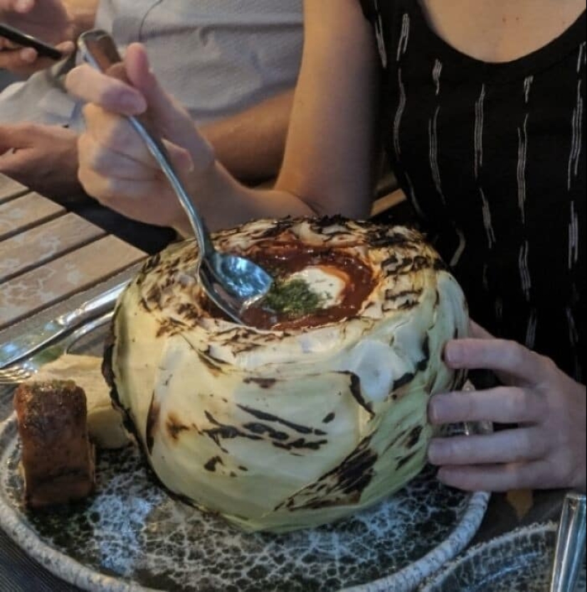 35 examples of strange, wild and terrible serving of dishes