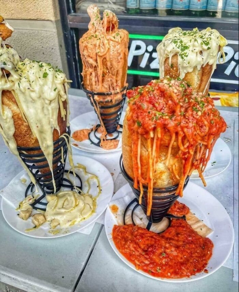 35 examples of strange, wild and terrible serving of dishes