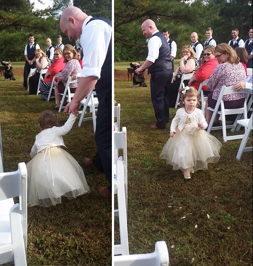 35 proofs that children are the most unhappy wedding guests