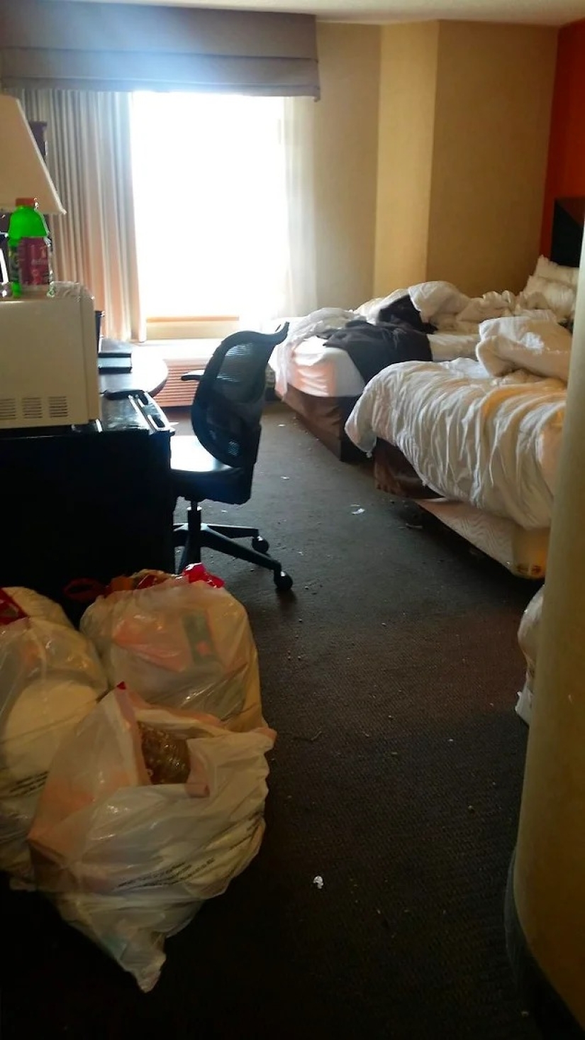 40 ejemplos de terribles huéspedes de hoteles y apartamentos alquilados