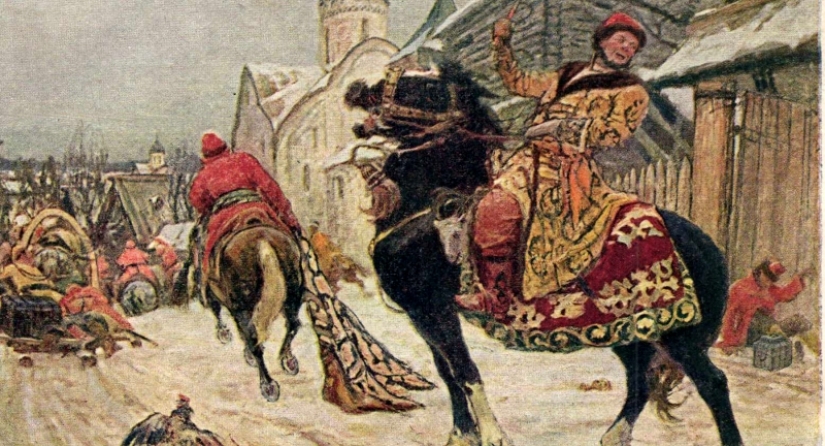 5 oprichniks de Iván el Terrible, que permanecen en la historia