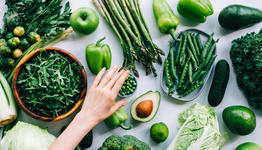 5 razones para comer vegetales verdes