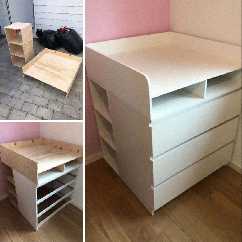 50 ejemplos de cómo las personas han modificado los muebles de IKEA y ser creativo