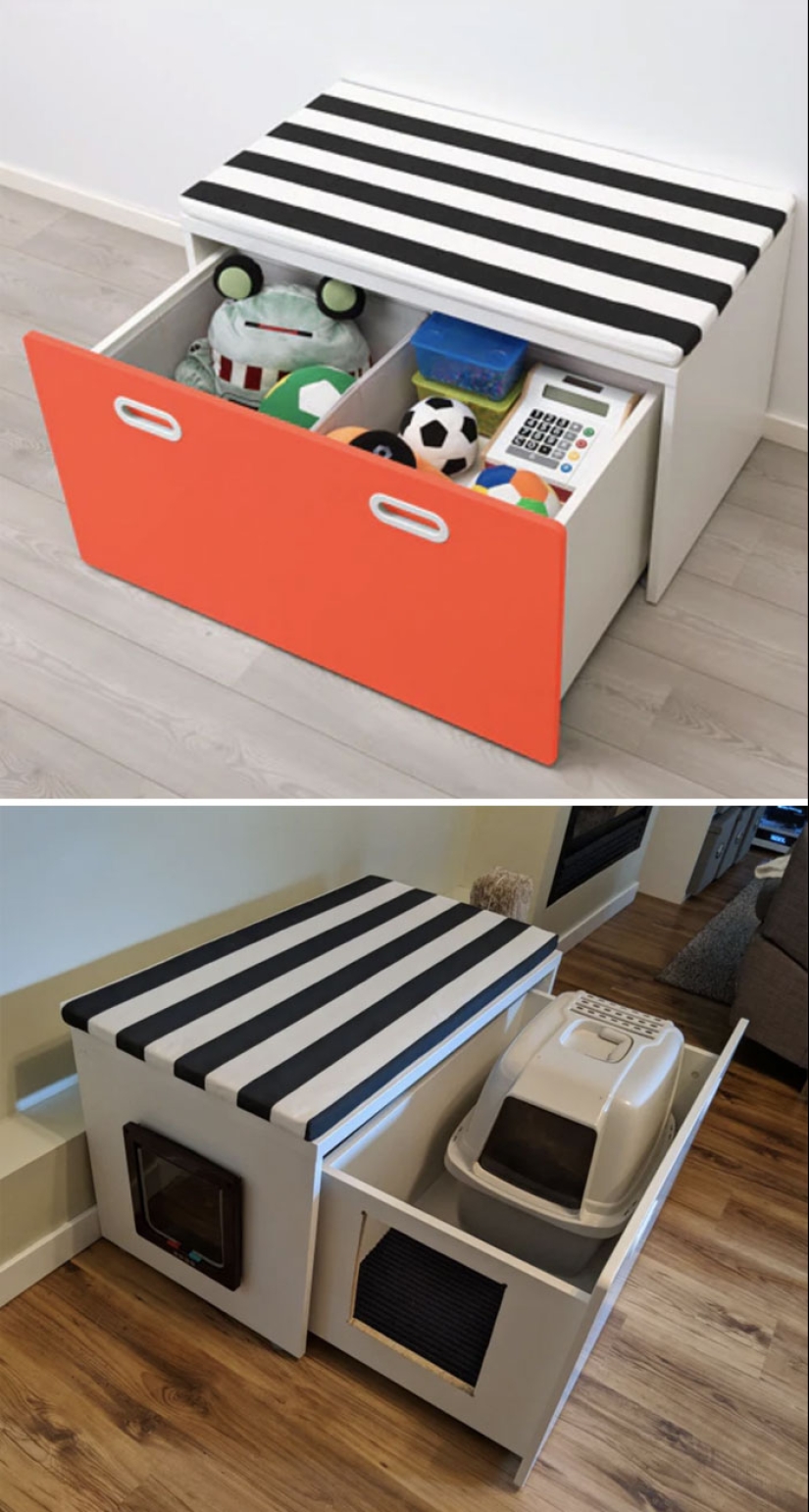 50 examples of how people have modified IKEA furniture and being creative