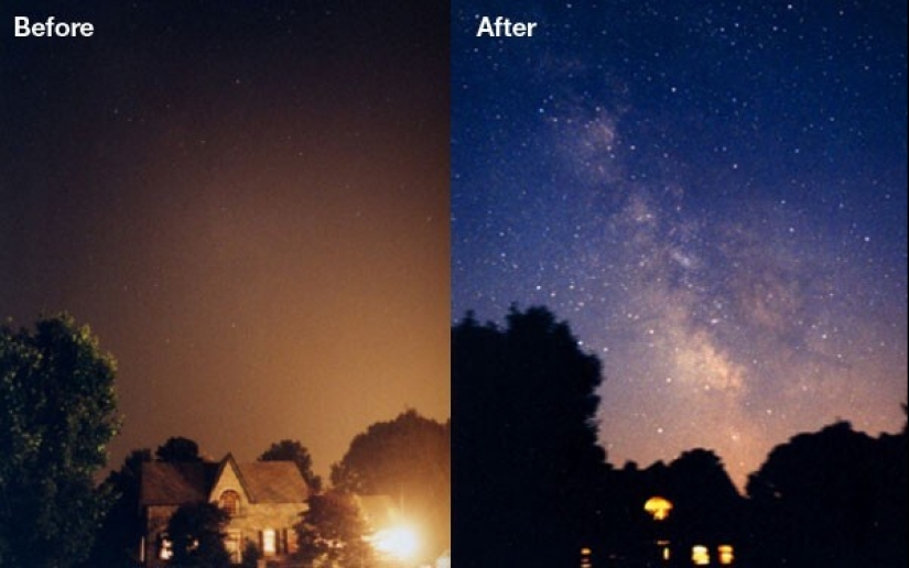 50 photos "before and after" that you can look at endlessly