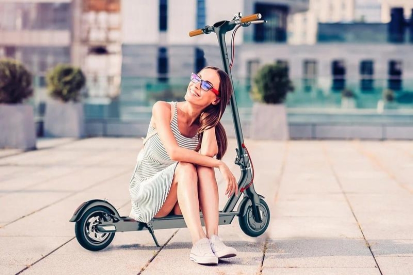 7 rules of riding a scooter around the city