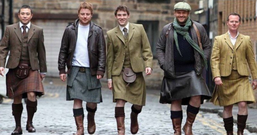 8 countries where a skirt is a sign of masculinity