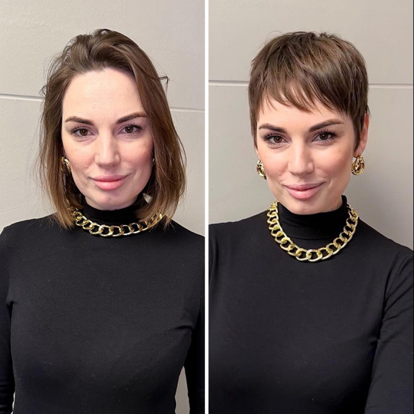 8 Hair Transformations Of Women Who Decided To Go Short, Done By This Hairstylist