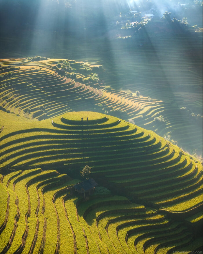 8 impresionantes fotografías aéreas del paisaje vietnamita por Daniel Kordan