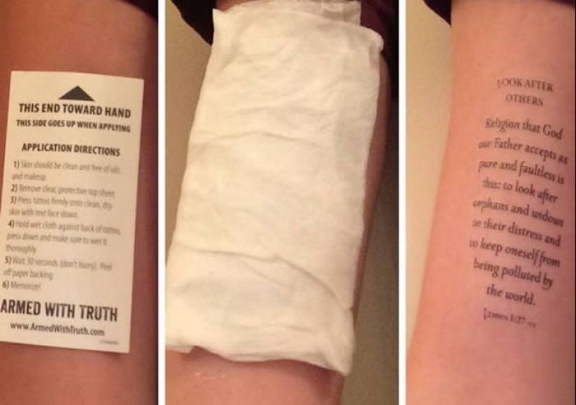 8 tattoo instructions that may be useful to others