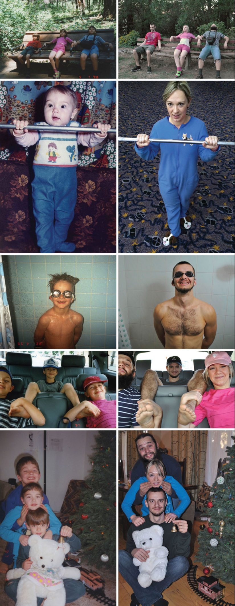 9 personas que absolutamente lograron sus recreaciones fotográficas familiares