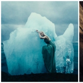 A dark fairy tale against the background of the cold landscapes of Iceland