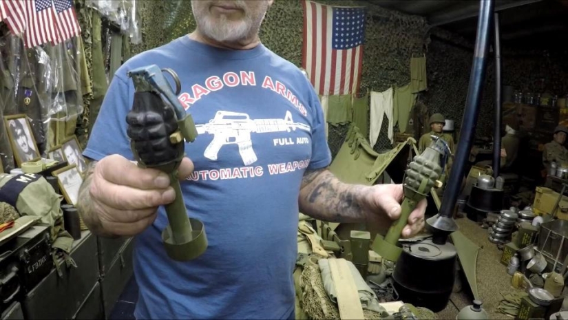 A pensioner from the USA is the most armed man on the planet