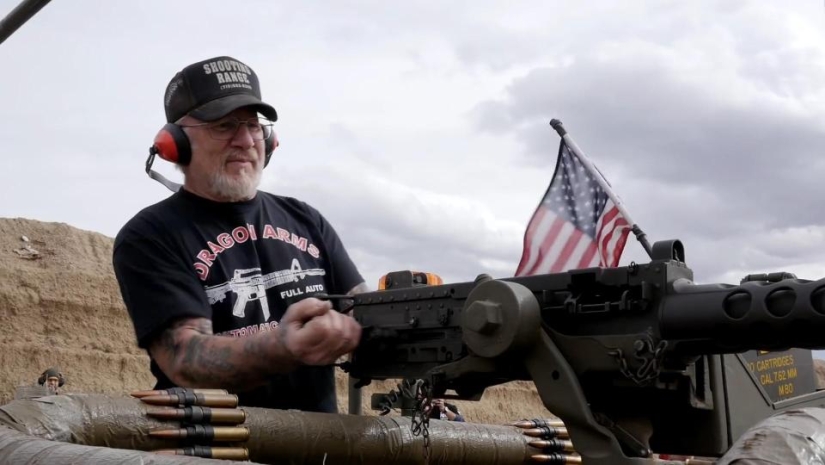 A pensioner from the USA is the most armed man on the planet