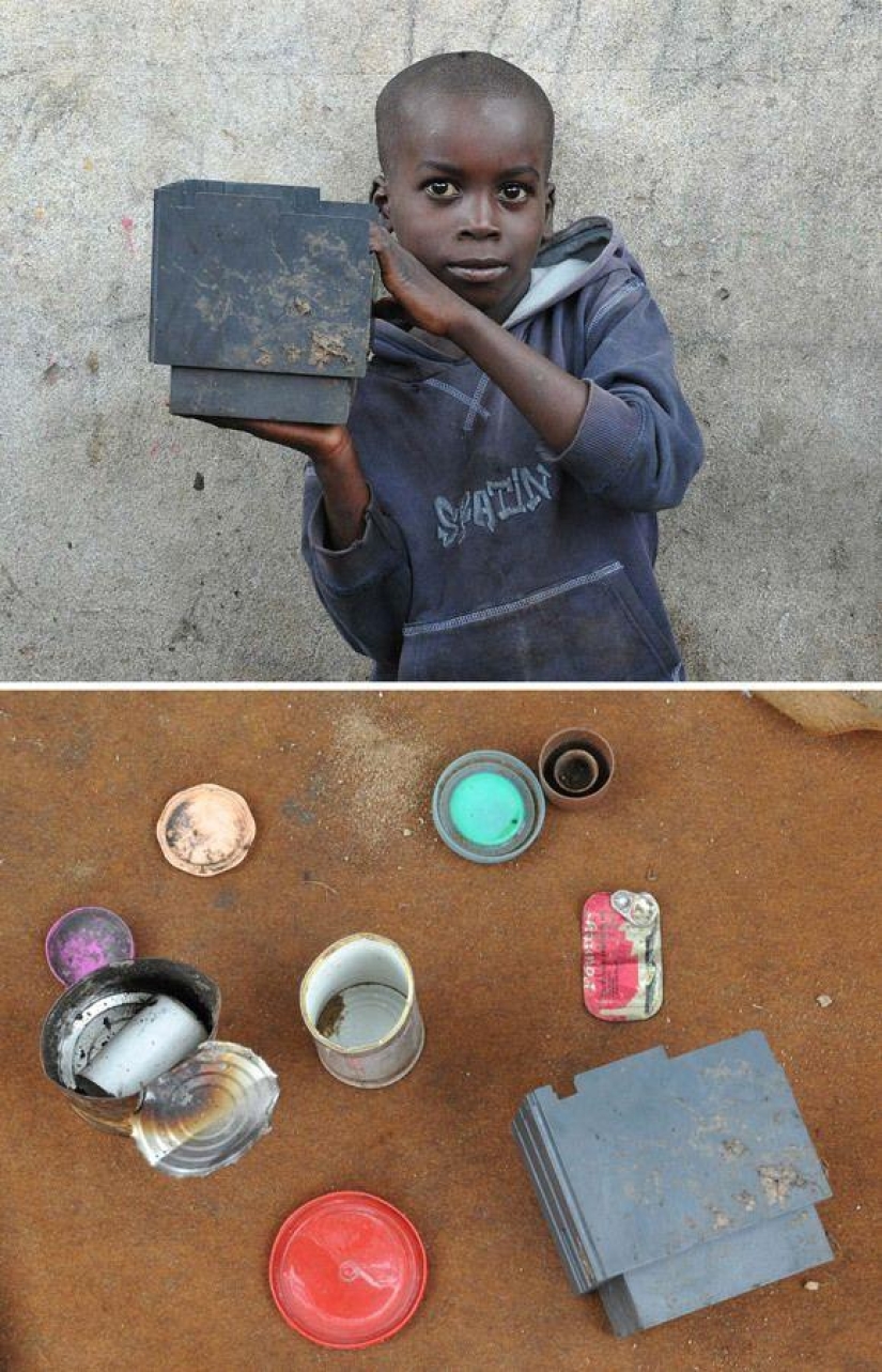 A qué juegan los niños en los barrios marginales africanos