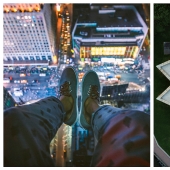 A self-taught photographer takes pictures of New York from such an angle that his pictures make your head spin