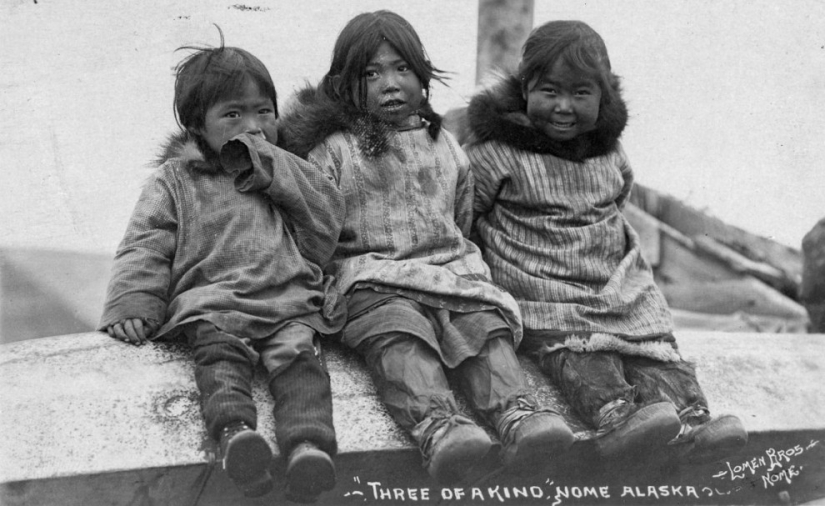 Alaska Eskimos in priceless historical photographs of 1903 - 1930