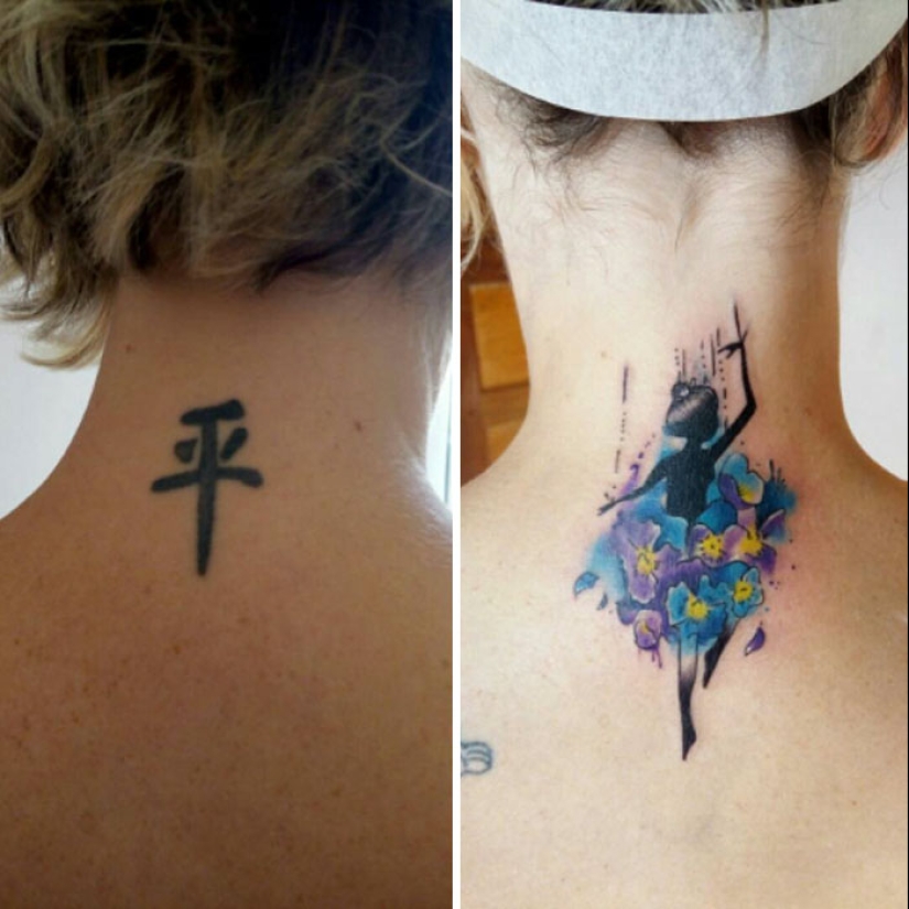 All is not lost: brilliant examples of correcting unsuccessful tattoos