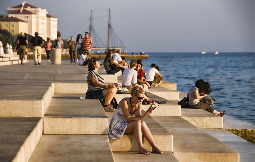 Amazing marine organ in Croatia