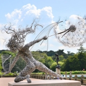 Amazing steel wire sculptures