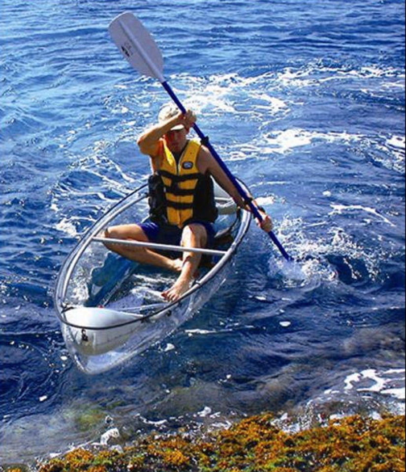 Amazing transparent boats