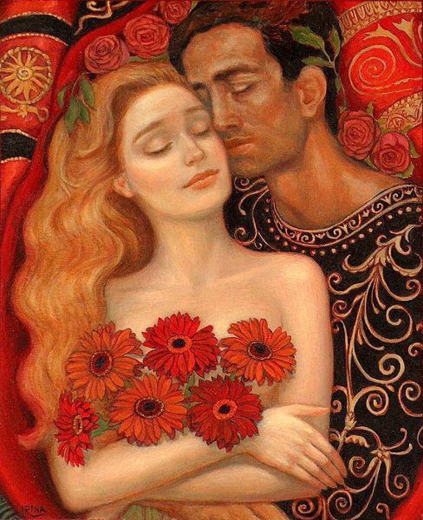 Amor, belleza y felicidad en las pinturas de Irina Karkabi