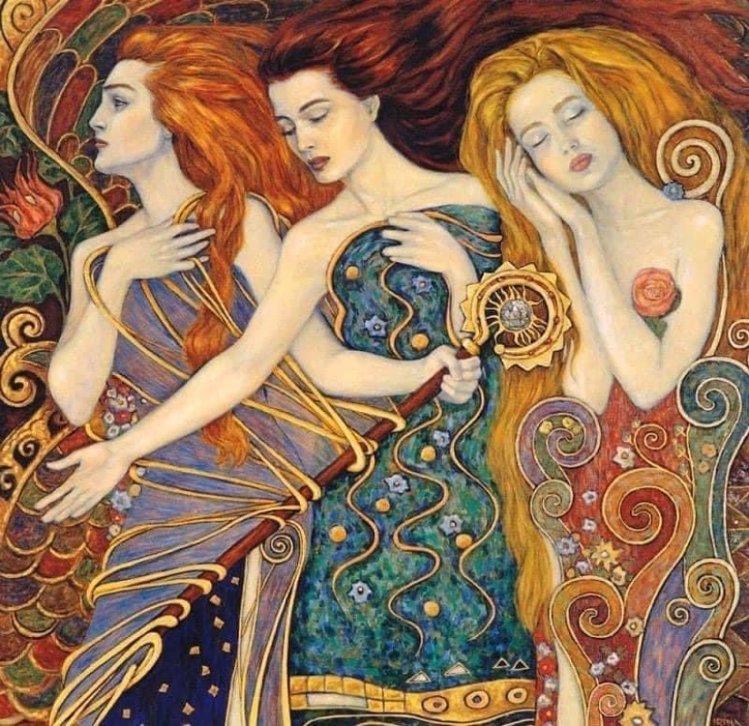 Amor, belleza y felicidad en las pinturas de Irina Karkabi