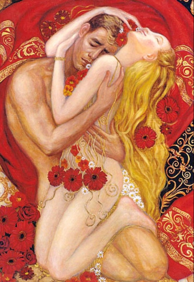 Amor, belleza y felicidad en las pinturas de Irina Karkabi