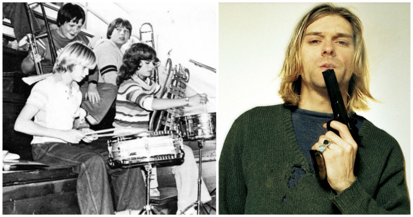 An ensemble called "Youth": 12 rare photos of stars when they played in a school band