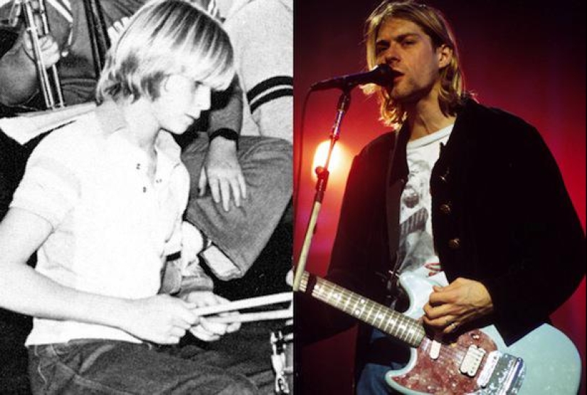 An ensemble called "Youth": 12 rare photos of stars when they played in a school band