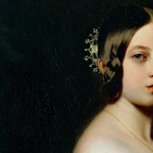 An intimate portrait of Queen Victoria, what an immodest canvas of the mid-19th century looked like