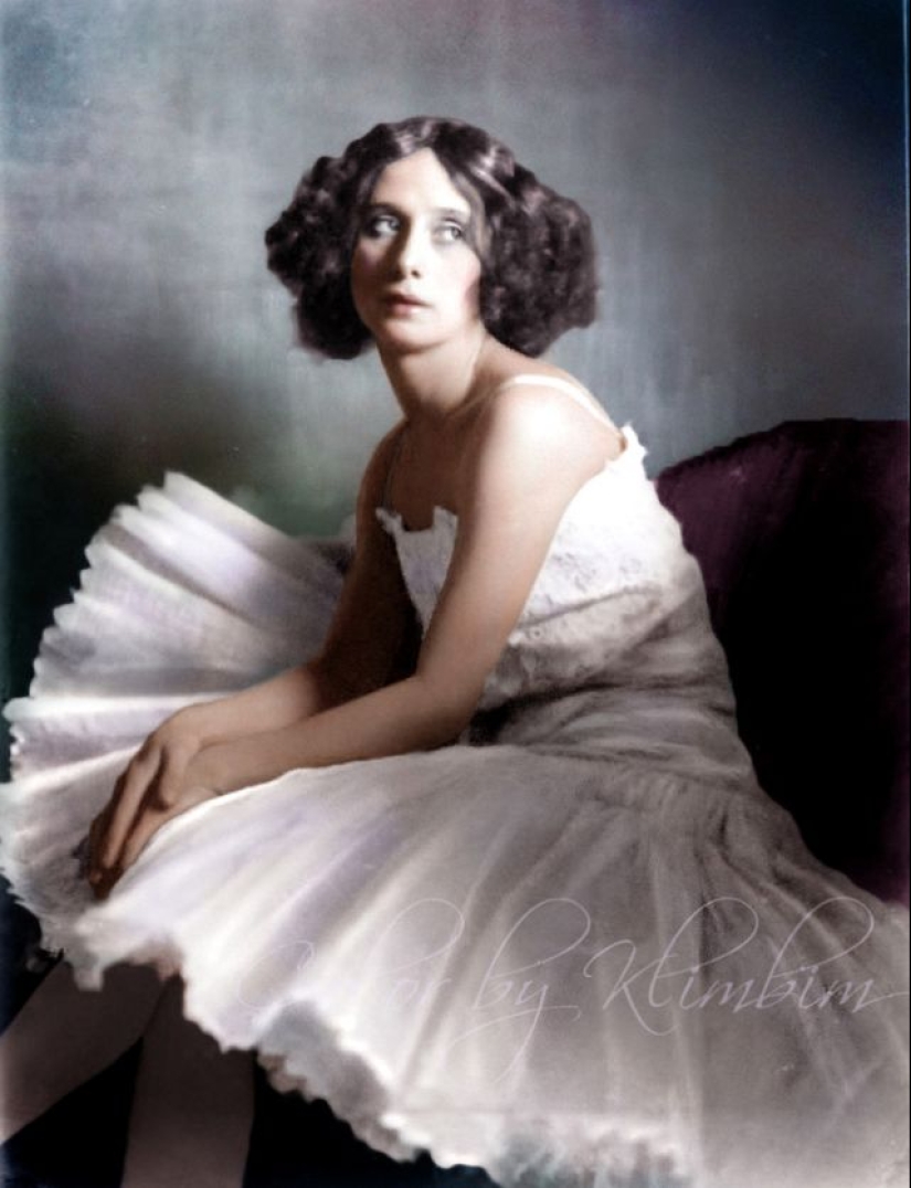 Anna Pavlova and other beauties of Tsarist Russia in colorized archival photos