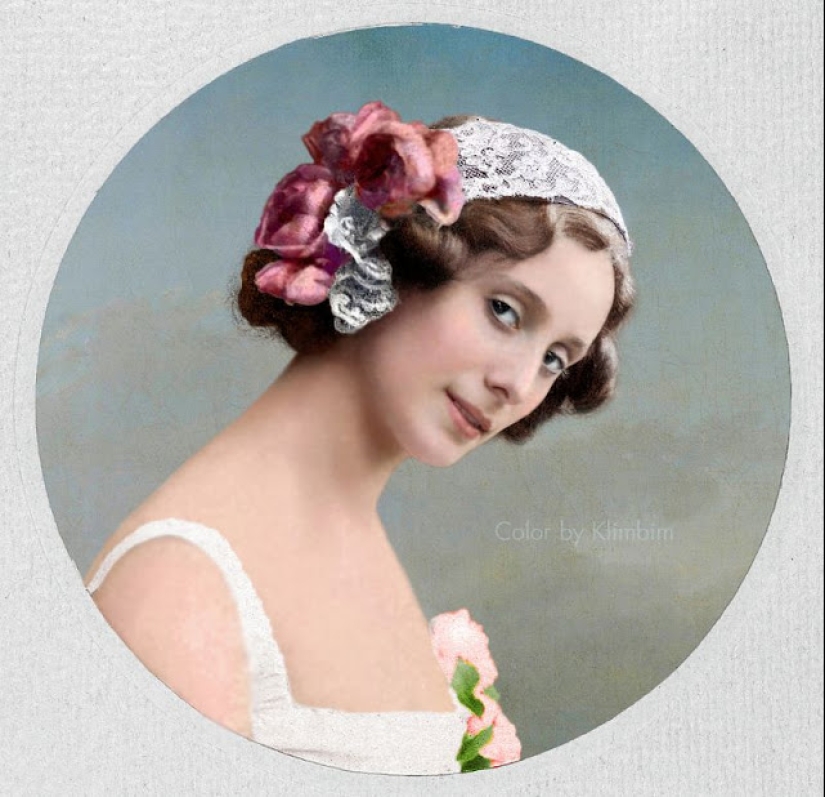 Anna Pavlova and other beauties of Tsarist Russia in colorized archival photos