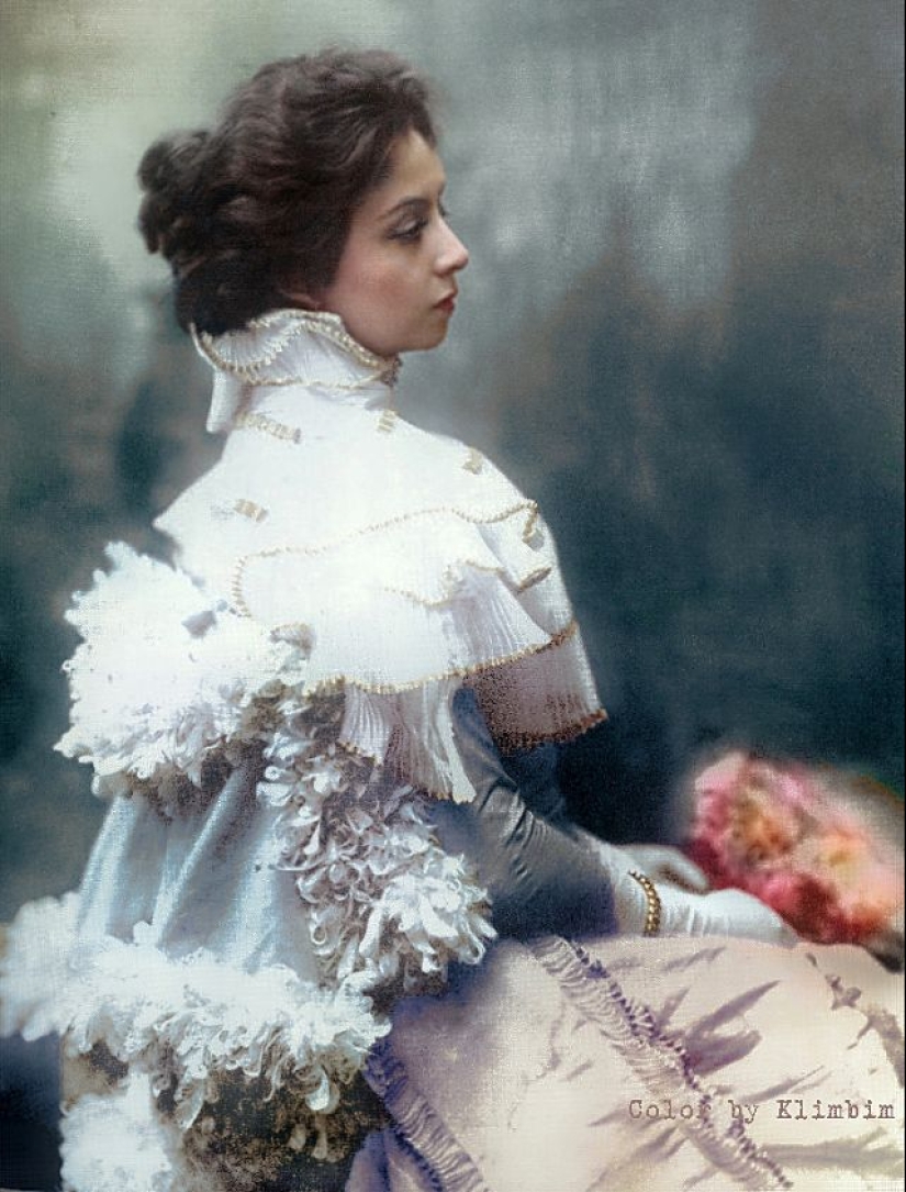 Anna Pavlova and other beauties of Tsarist Russia in colorized archival photos