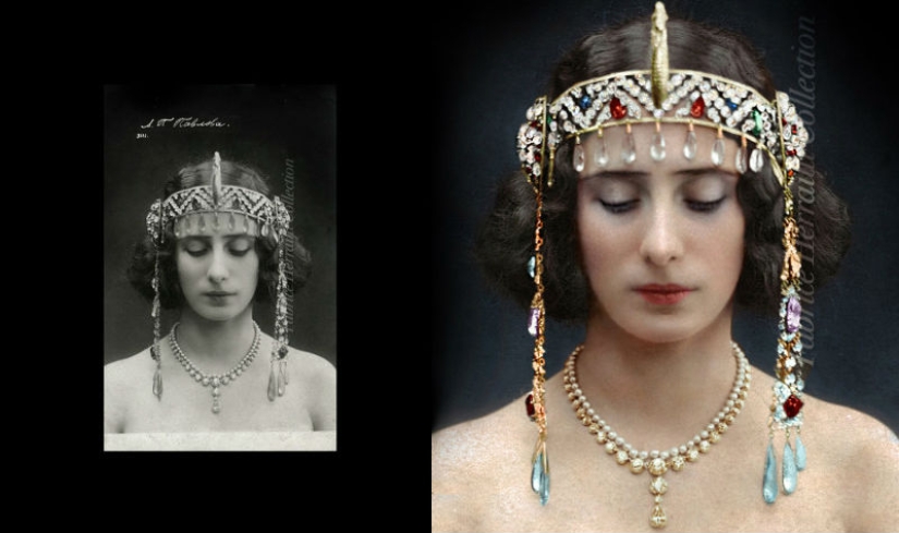 Anna Pavlova y otras bellezas de la Rusia zarista en fotos de archivo coloreadas