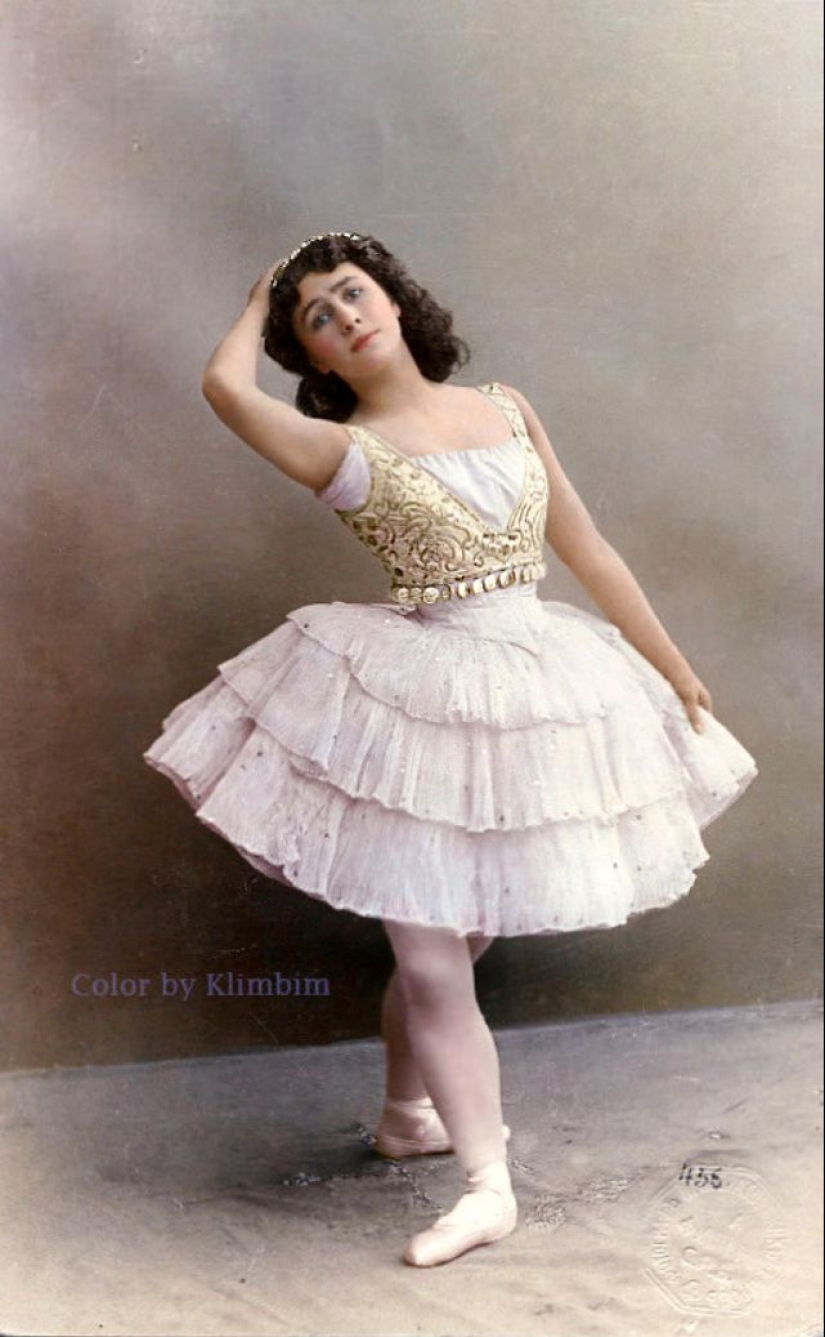 Anna Pavlova y otras bellezas de la Rusia zarista en fotos de archivo coloreadas