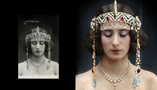 Anna Pavlova y otras bellezas de la Rusia zarista en fotos de archivo coloreadas