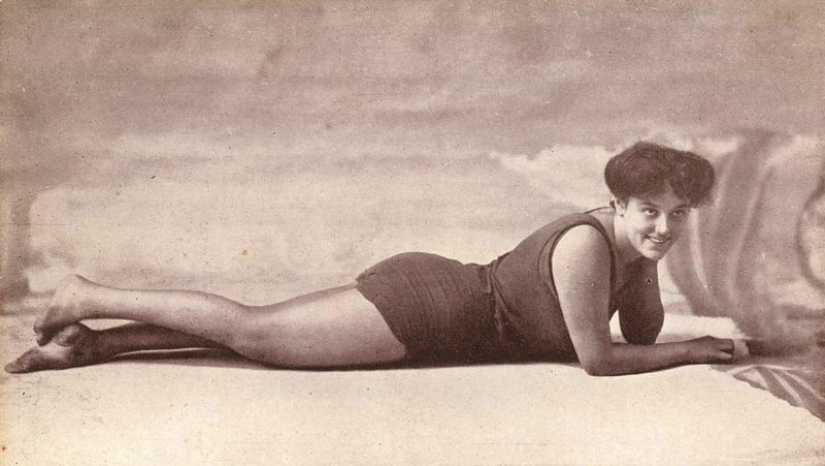 Annette Kellerman - record-breaking swimmer and the first film actress to appear nude