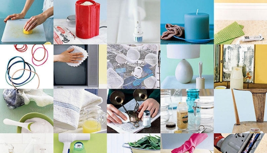 Another 20 little tricks to clean house