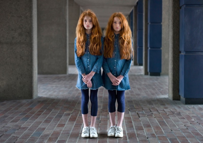 Are twins as similar as they seem? A London photographer's project about the uniqueness of twins