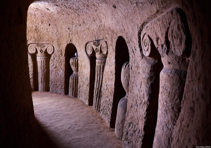 Armenian dug store for vegetables, but got carried away and built an underground temple