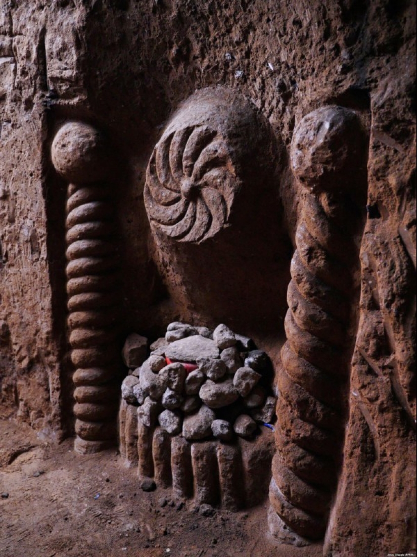 Armenian dug store for vegetables, but got carried away and built an underground temple