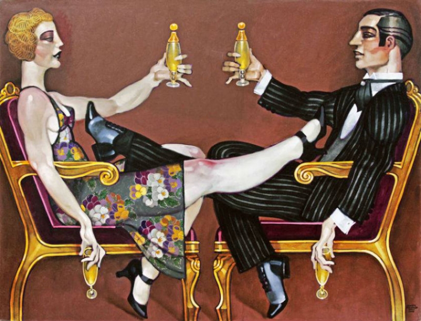 Art Deco passion in the paintings of Juarez Machado